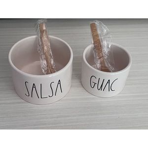 New in box Rae dunn salsa and guacamole bowls